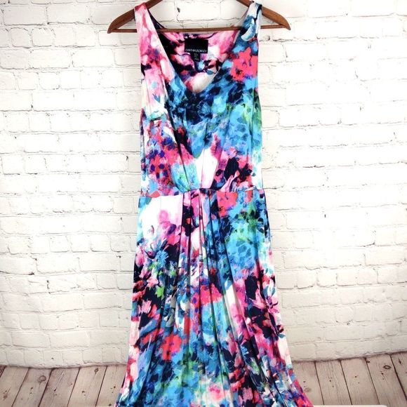 Cynthia Rowley Dresses & Skirts - Cynthia Rowley Floral Maxi Dress Sleeveless Small